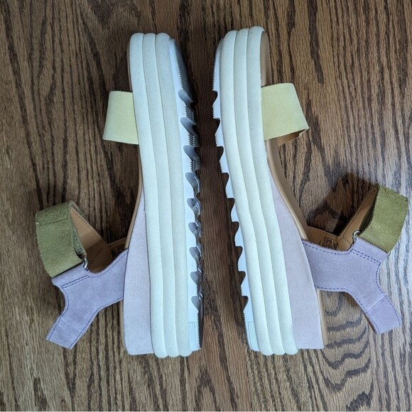 Sorel Cameron flatform platform color block sandals - Picture 2 of 11